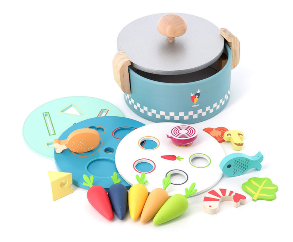 VILAC Popotte Minus , jeu d'imitation et d'encastrements Vilac