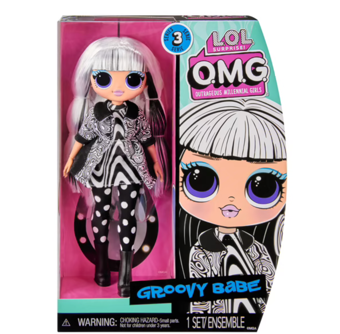 Poupée L.O.L Surprise OMG Classique Série 3 - Groovy Babe