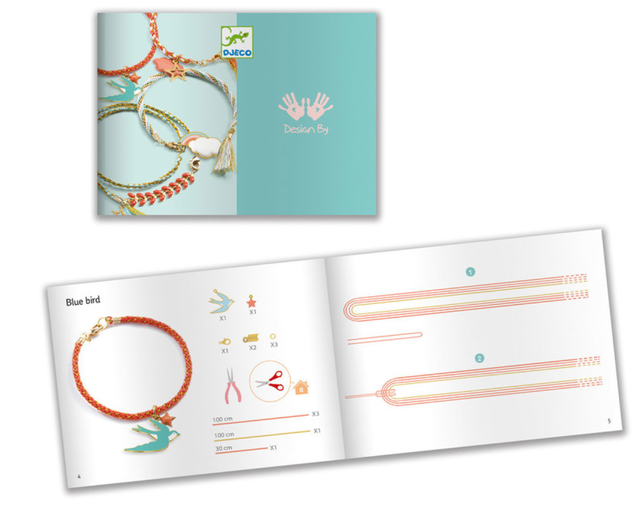 DJECO Bracelets Kumihimo Céleste