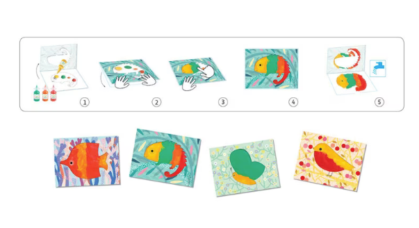 DJECO Coffret Peinture propre Petite Barbouille