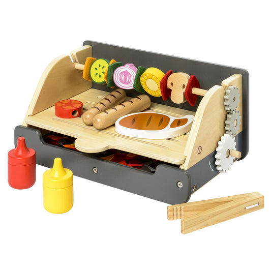 Barbecue en bois et ses accessoires