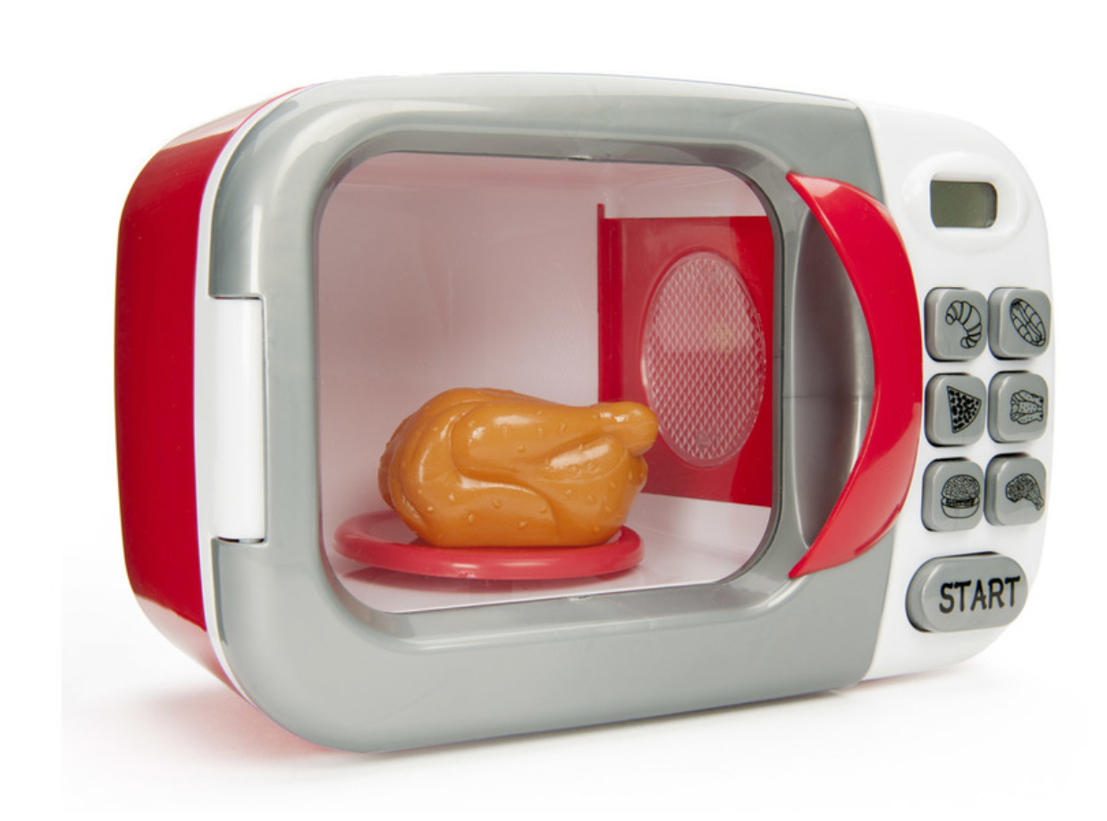 Four à micro-ondes avec poulet