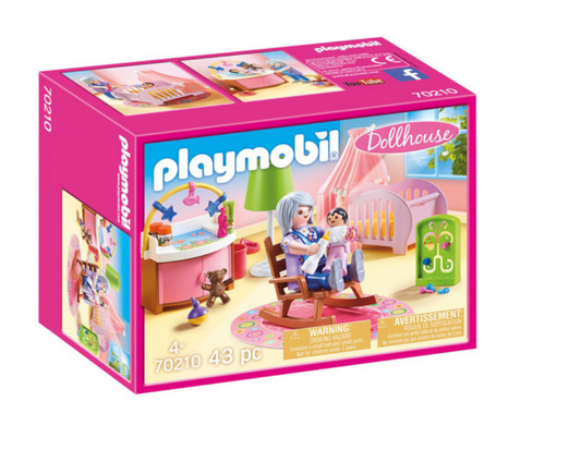 PLAYMOBIL 70210 Chambre de bébé Playmobil Dollhouse