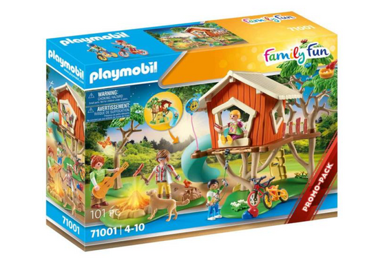 PLAYMOBIL 71001 Cabane dans les arbres et toboggan Playmobil Familly Fun