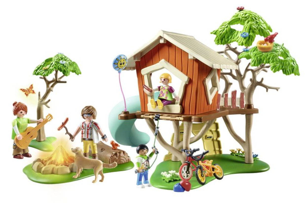 PLAYMOBIL 71001 Cabane dans les arbres et toboggan Playmobil Familly Fun