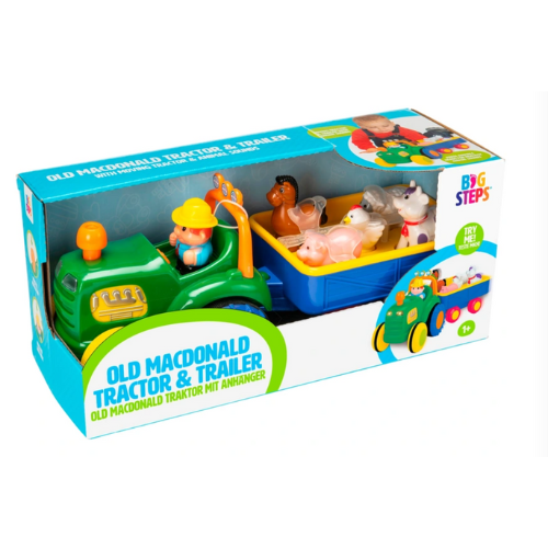 Big Steps - Tracteur et Remorque Old MacDonald