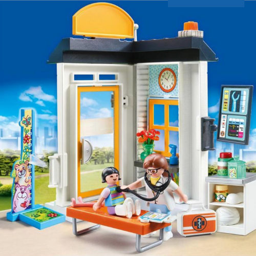 PLAYMOBIL 70818 Starter Pack Cabinet de pédiatre Playmobil City Life