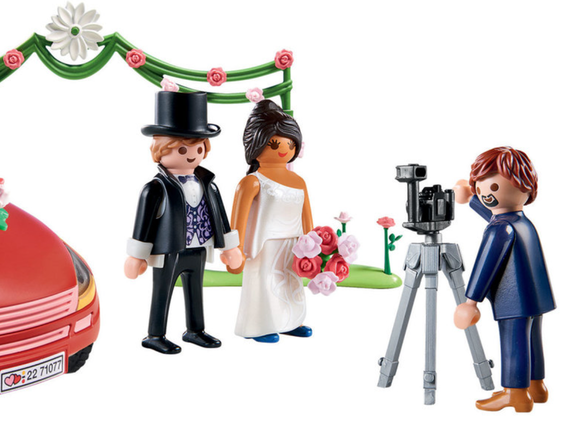 PLAYMOBIL 71077 Couple de mariés photographe et voiture Playmobil City Life