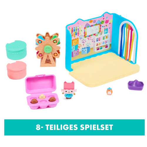 Gabby's Dollhouse Gabby et la Maison Magique - Gabby Dollhouse - Playset La Salle De Bain Marine & Gabby et la Maison Magique Playset Deluxe Atelier Bébé Boîte
