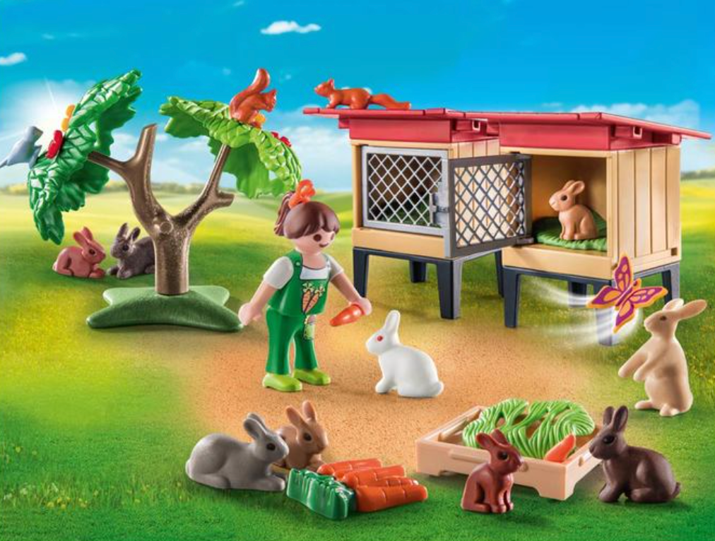 PLAYMOBIL 71252 Enfant avec enclos et lapins Playmobil Country