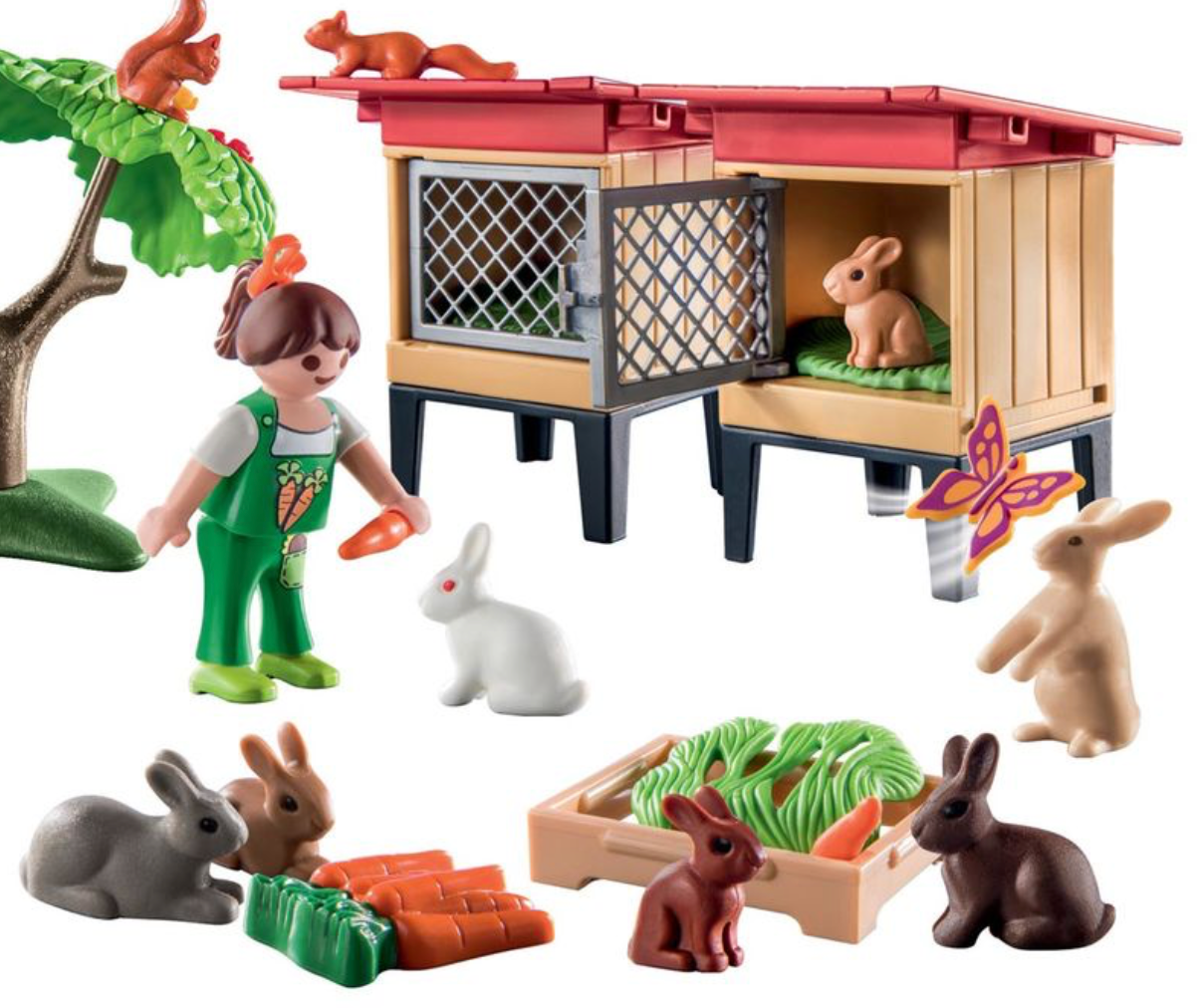 PLAYMOBIL 71252 Enfant avec enclos et lapins Playmobil Country