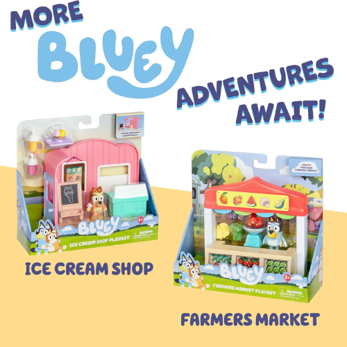 Bluey - Coffret Food Truck Bar à Jus avec Figurine