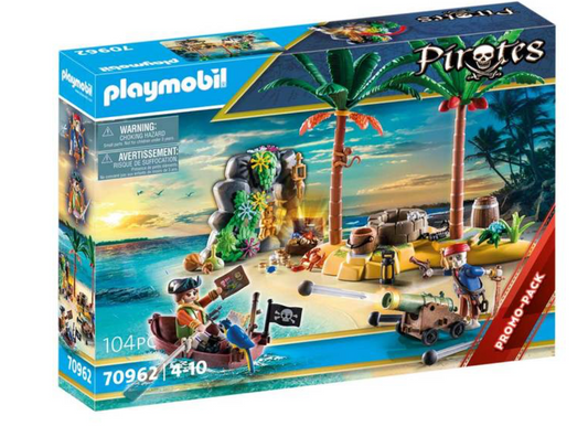 PLAYMOBIL 70962 Ilôt des pirates