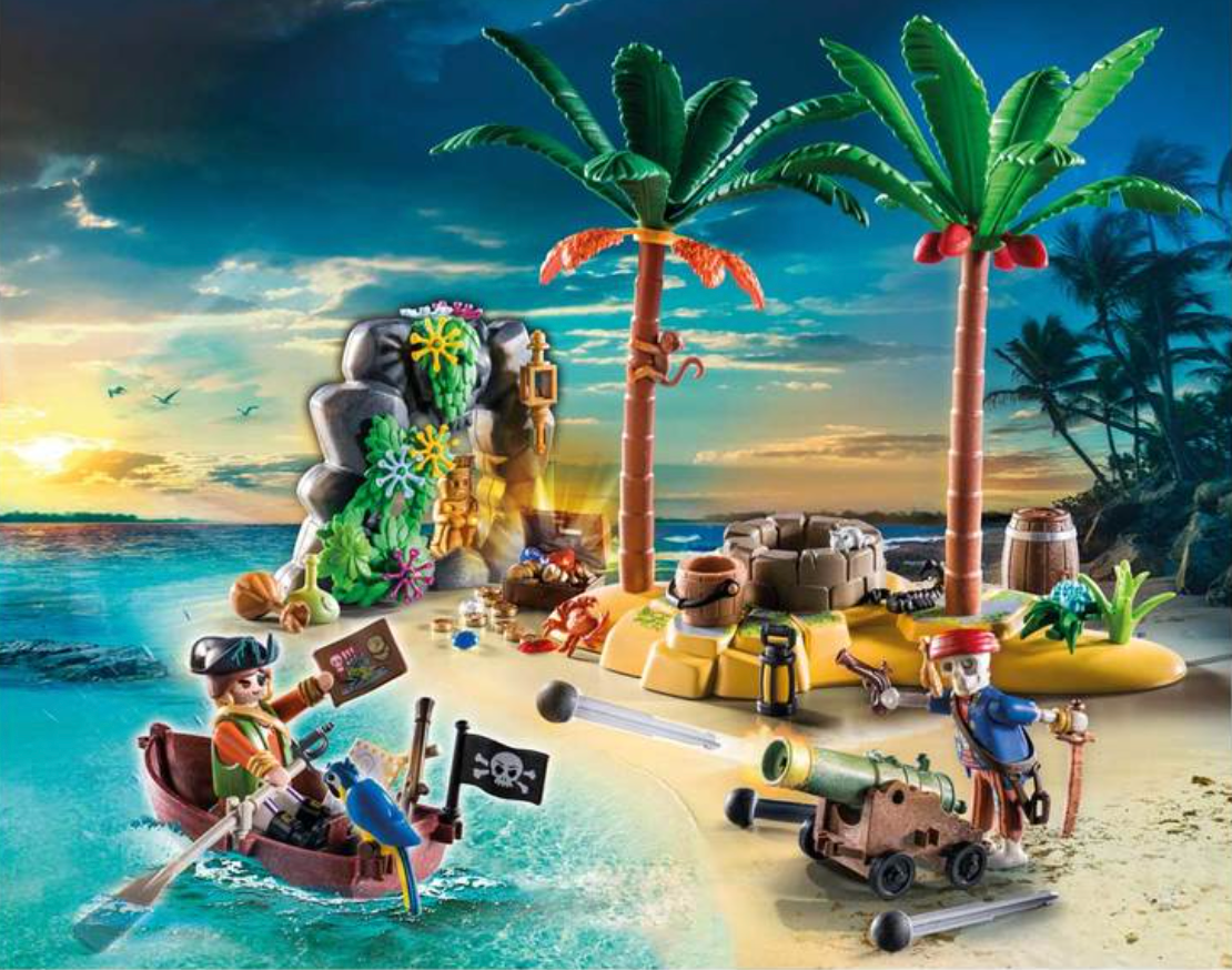 PLAYMOBIL 70962 Ilôt des pirates
