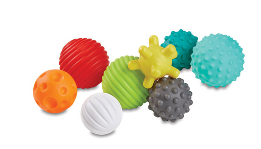 Set sensoriel 20 pièces balles, cubes et animaux Infantino