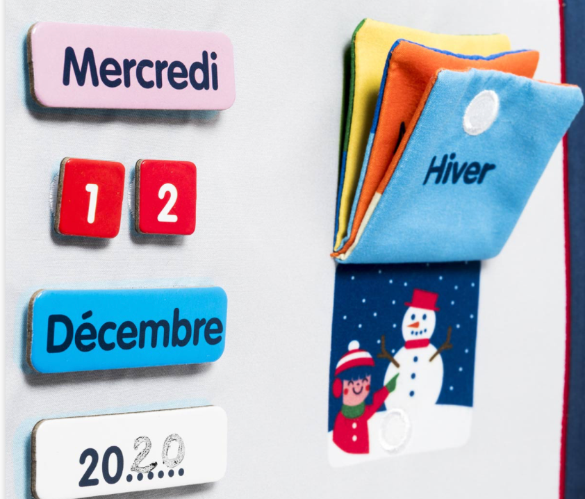 Calendrier en tissu