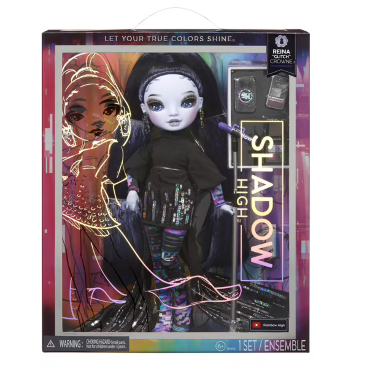 Poupée Shadow High - Reina Glitch Crowne