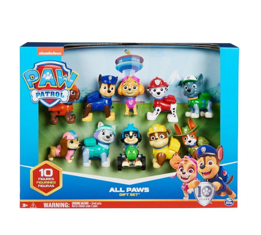 SPIN MASTER Coffret de figurines 10 ans la Pat'Patrouille Spin Master