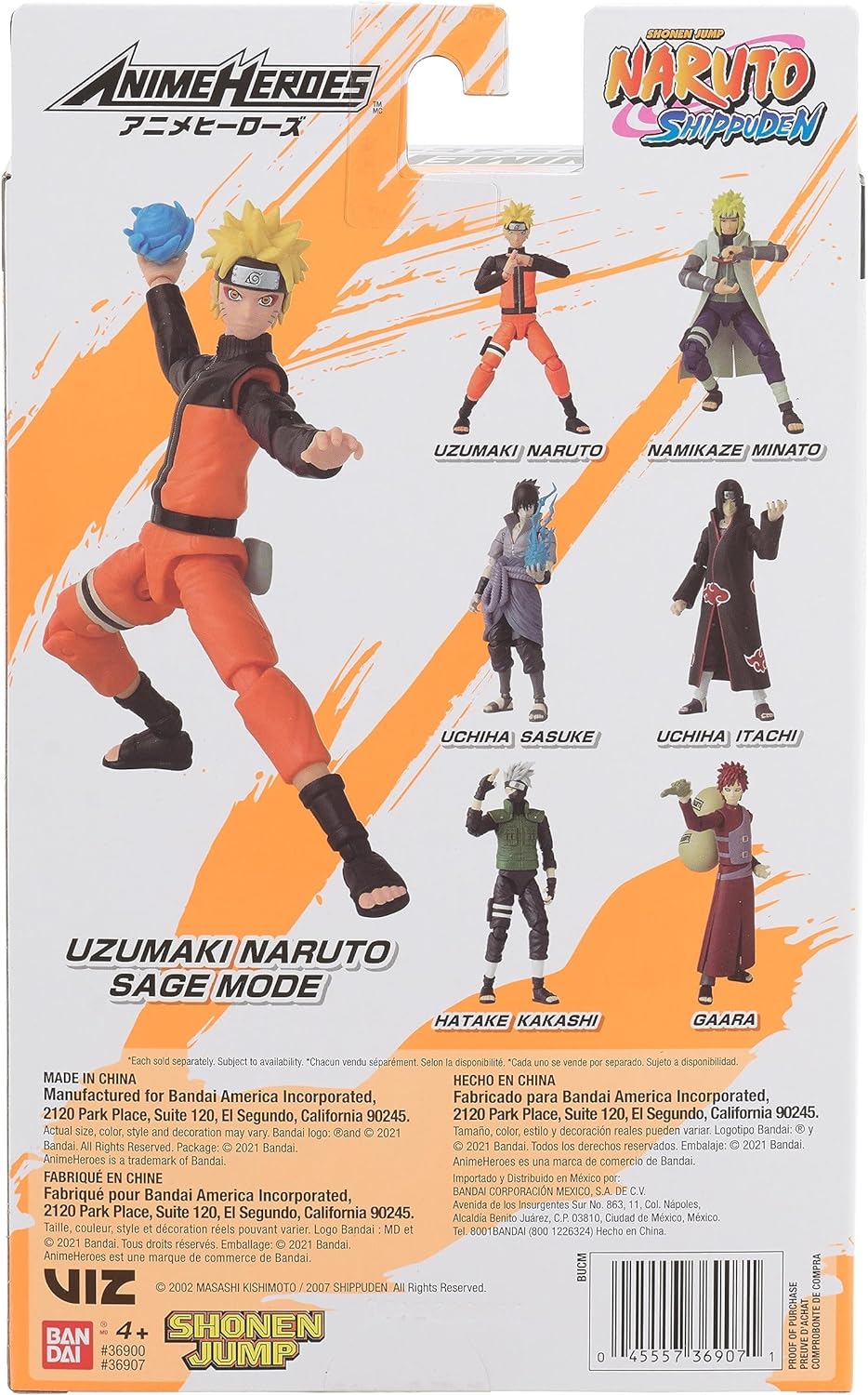 Naruto Shippuden - Figurine Naruto Uzumaki 17 cm